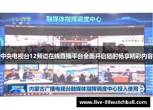 中央电视台12频道在线直播平台全面开启随时畅享精彩内容